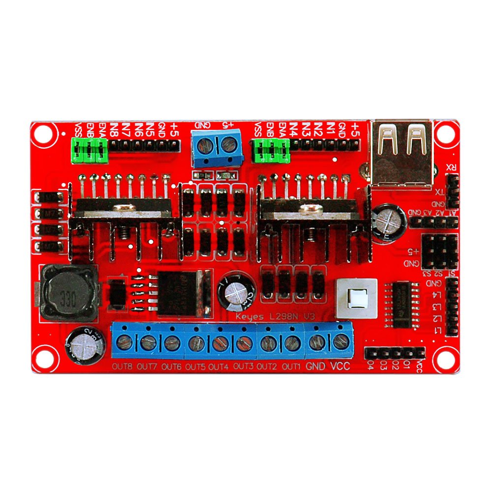 L298N V3 Four Dc Motor Driver