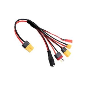 20cm 16AWG XT60 Plug to XT60 XT30 JST DC5.5 T Plug Charger Adapter Cable